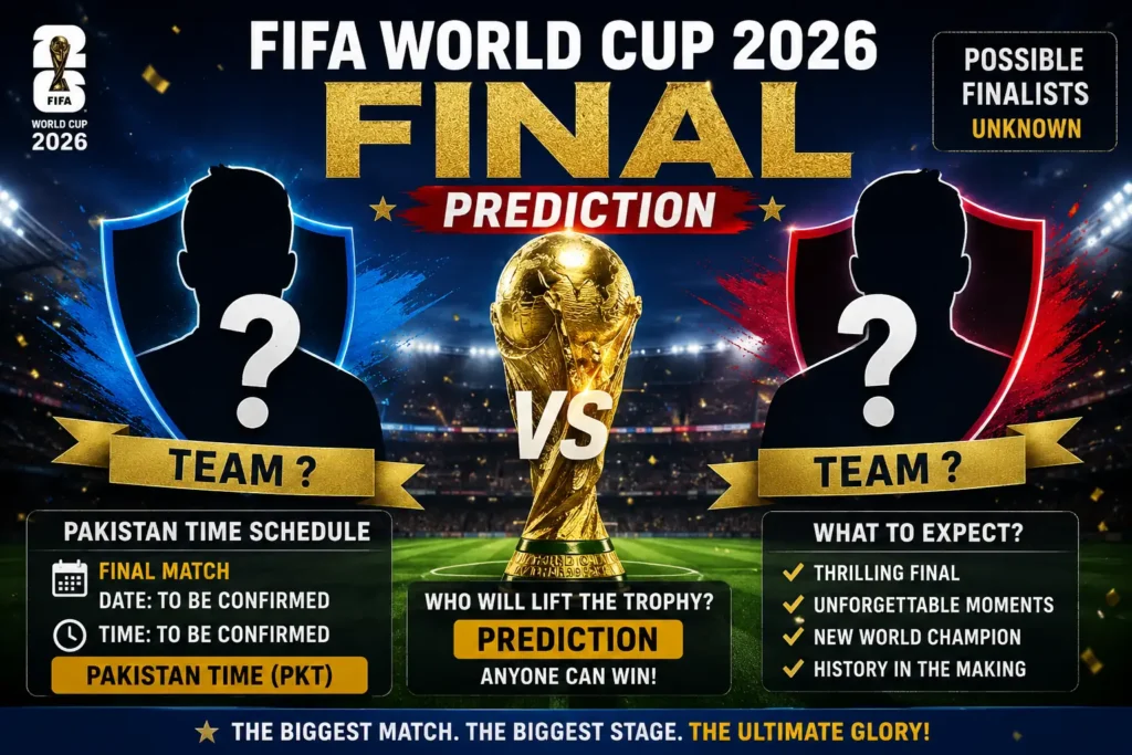 World Cup 2026 Final Time